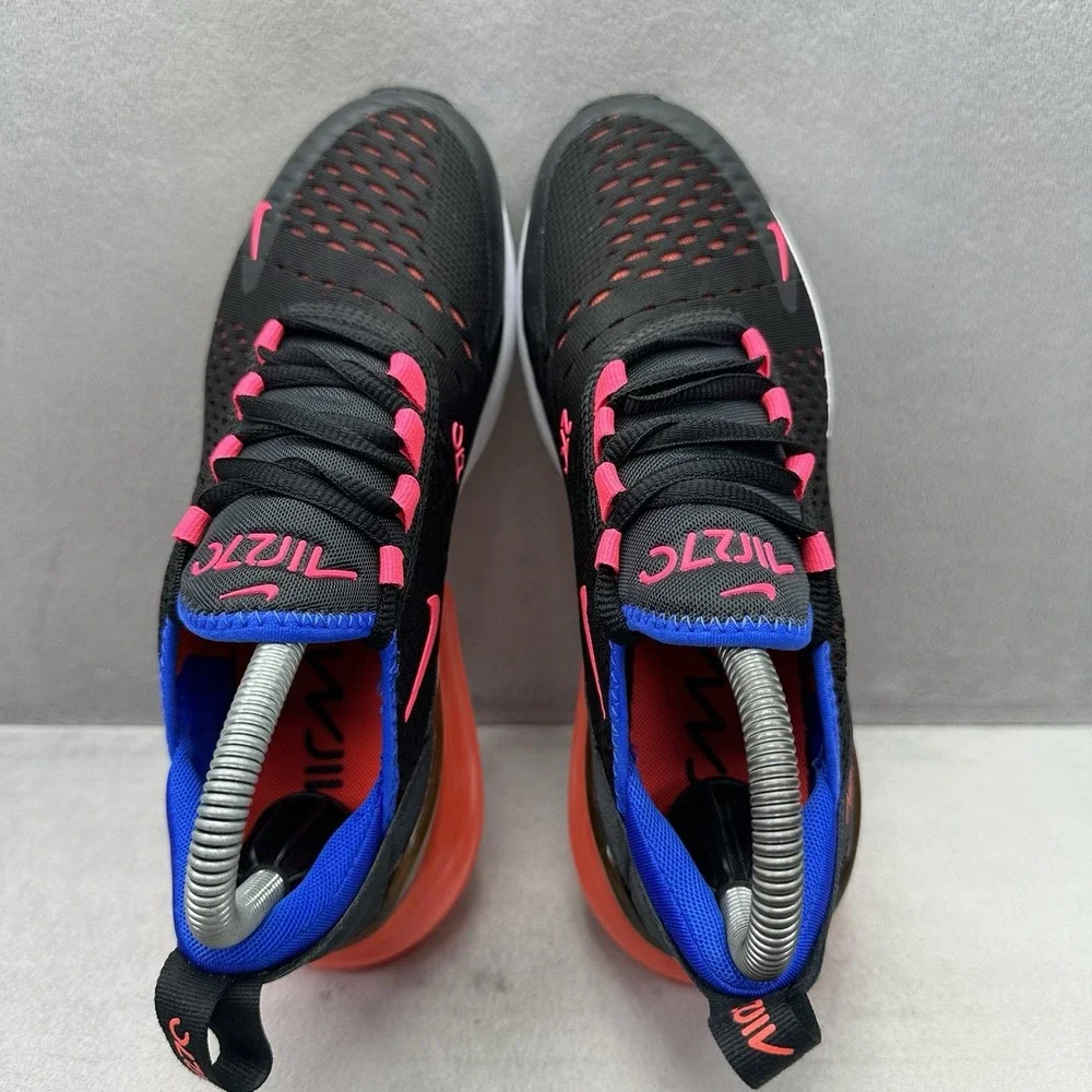 Womens Size 6 Nike Air Max 270 Pastel Shoes Black / Crimson Athletic Sneakers